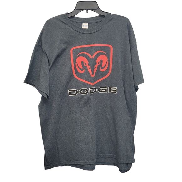 Gildan Mens XL PolyCotton Dodge Short Sleeve Crew Neck Tee Shirt - Picture 1 of 4